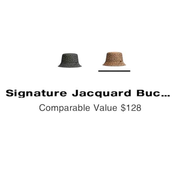 COACH Signature Jacquard Bucket Hat
Comparable Value
$128 - Picture 7 of 8